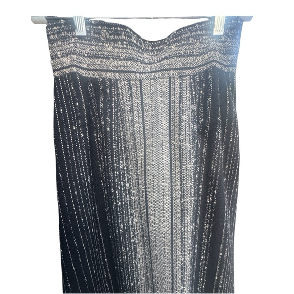 VTG WOMENS 70s FINLAND DESIGNER PIRKKO MAKI PURE WOOL LINED FRINGED MAXI SKIRT - Picture 7 of 9